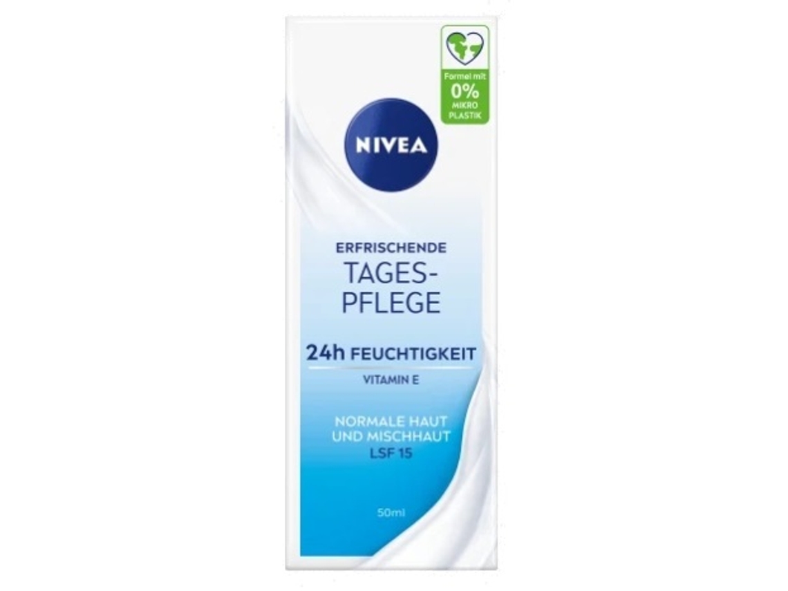 Nivea Crema Hidratante Con Spf 15 Para Piel Normal Y Mixta, 50 Ml