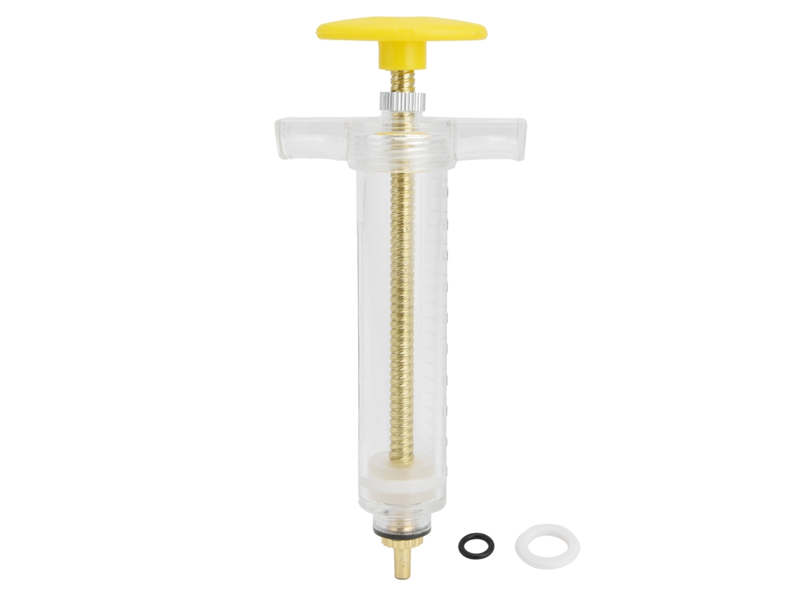 Jeringa Manual Veterinaria De 20 Ml Para Cerdos, Vacas, Ovejas, Perros Y Gatos (13,5 Cm).