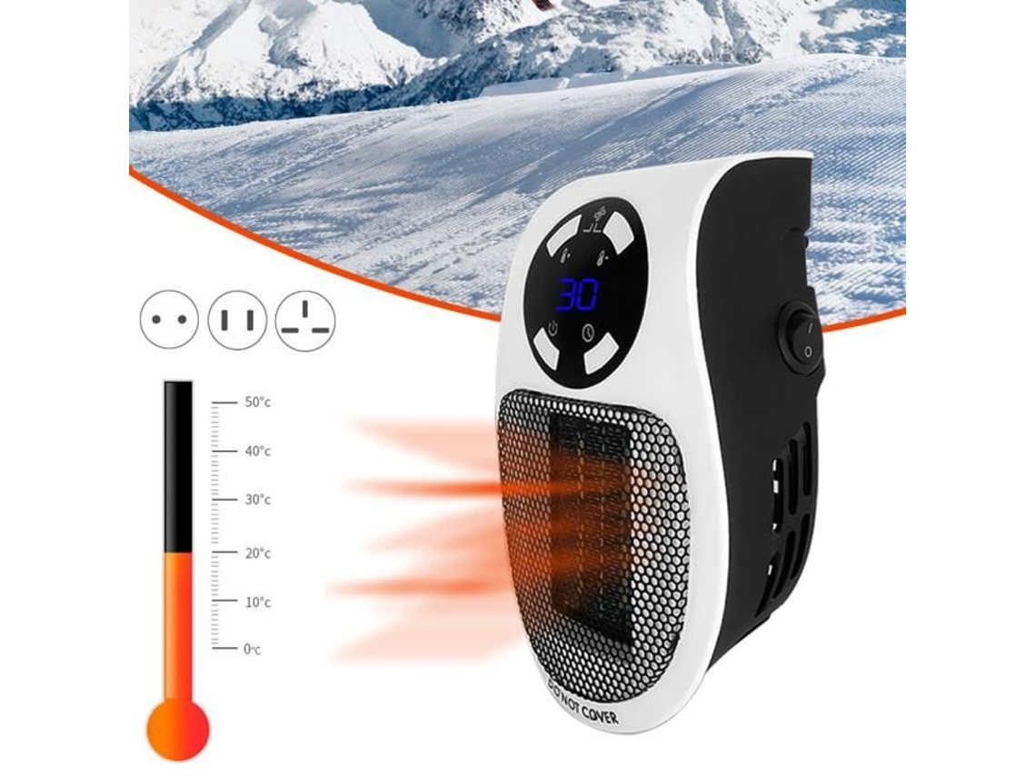 Calentador eléctrico portátil Mini ventilador calefactor hogar pared Oficina práctica calefacción estufa radiador YOKULI
