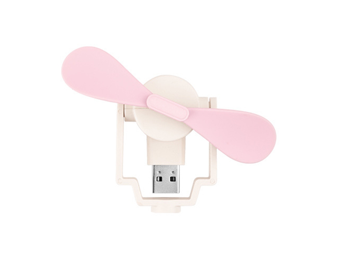 Linterna LED recargable con forma de zanahoria y mini ventilador