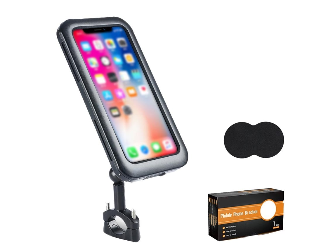 2026-soporte De Teléfono Para Moto Impermeable 360 Grados Rotatorio Para Teléfonos 3.5-7 Pulgadas