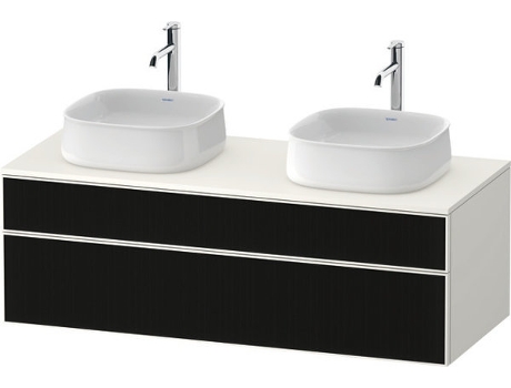 DURAVIT Zencha mueble bajo lavabo 1300x550mm 1 extraíble 1 cajón 2 huecos ZE4823B