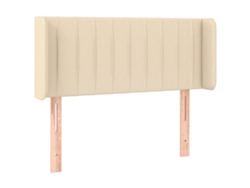Cabecero VIDAXL Crema Tela (83x16x88 cm )