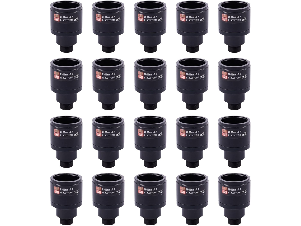 Lente SFUSHOS 20x 3.0 MP 2.8 12mm Vario IR HD F1.4 para CCTV con zoom manual