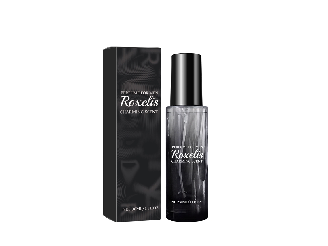 Perfume Roxelis para hombre: ligero, natural, de larga duración, ideal para citas.