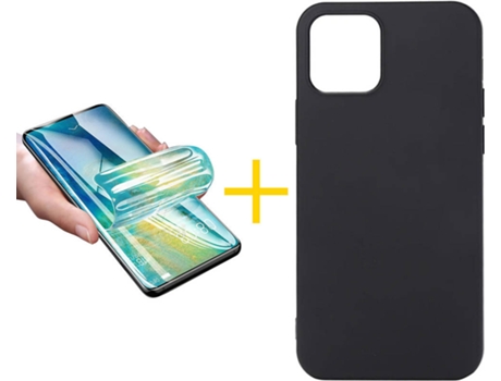 Carcasa + Protector de Pantalla para iPhone 11 ACCETEL Negro