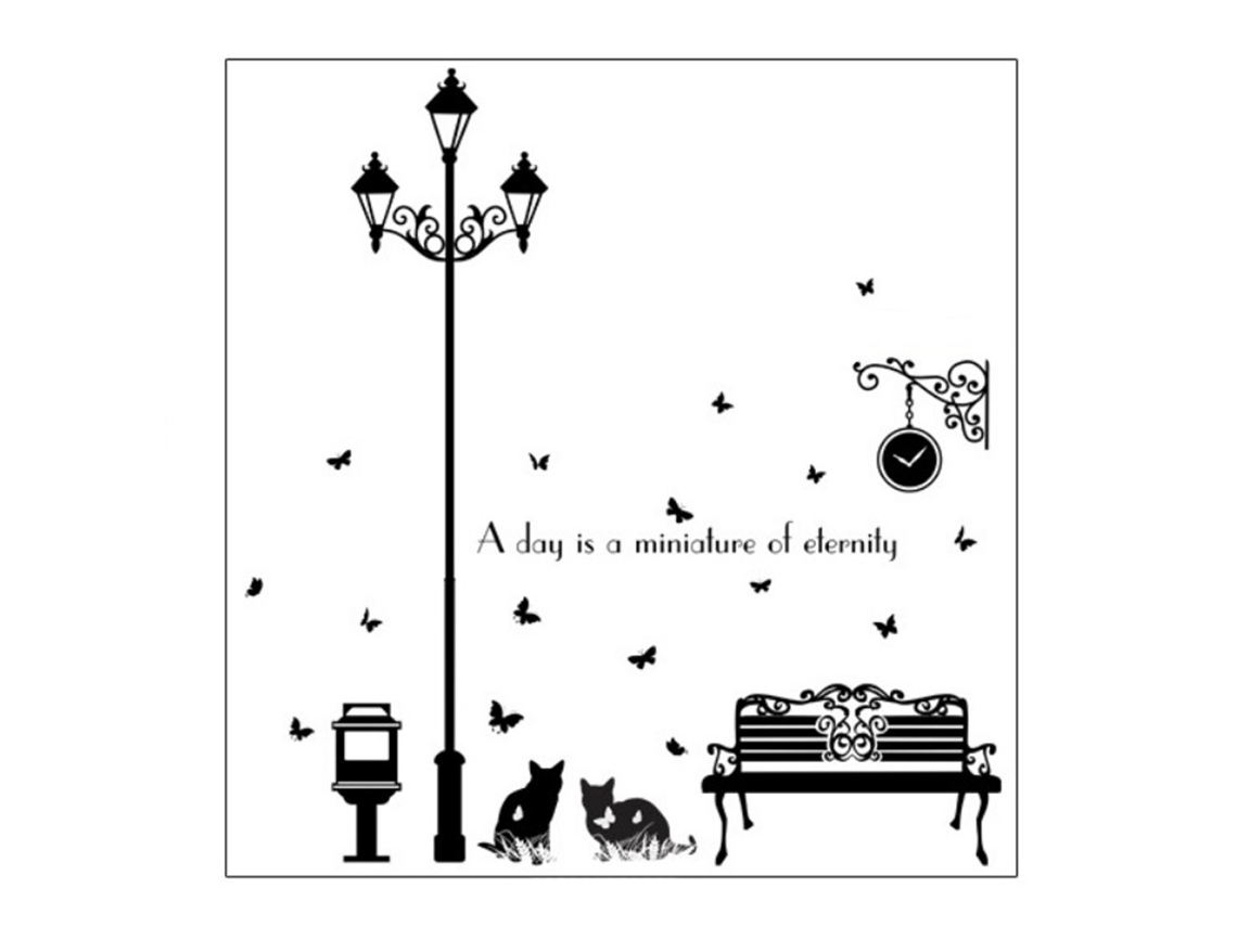 Baok - Adhesivo de pared con diseño de dibujos animados - Decoración para la habitación de los niños, la sala de estar y el hogar.