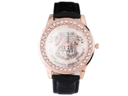 Reloj De Pulsera Retro Con Piedras De Circonita, Correa De Pu/aleación, Movimiento De Cuarzo.