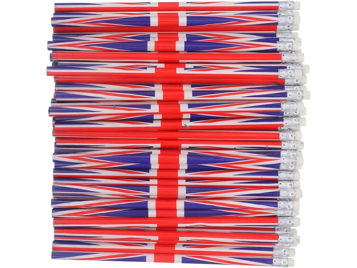 100 lápices de madera de colores portátiles para uso en la oficina.