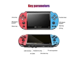 Consola portátil de videojuegos Retro X7 de 4,3 pulgadas con más de 1500 juegos clásicos. GOKOCO