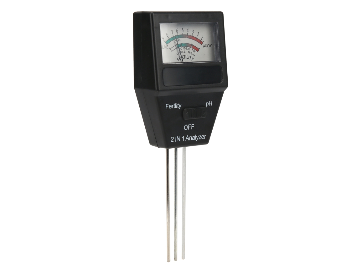 Medidor De Suelo 3 En 1, Analizador Multifuncional De Humedad, Ph E Iluminación Para El Cuidado De Las Plantas.