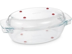 Bandeja para Hornear oval con Tapa TESCOMA TESCOMA Grandchef Vidrio (35 x 21 cm)