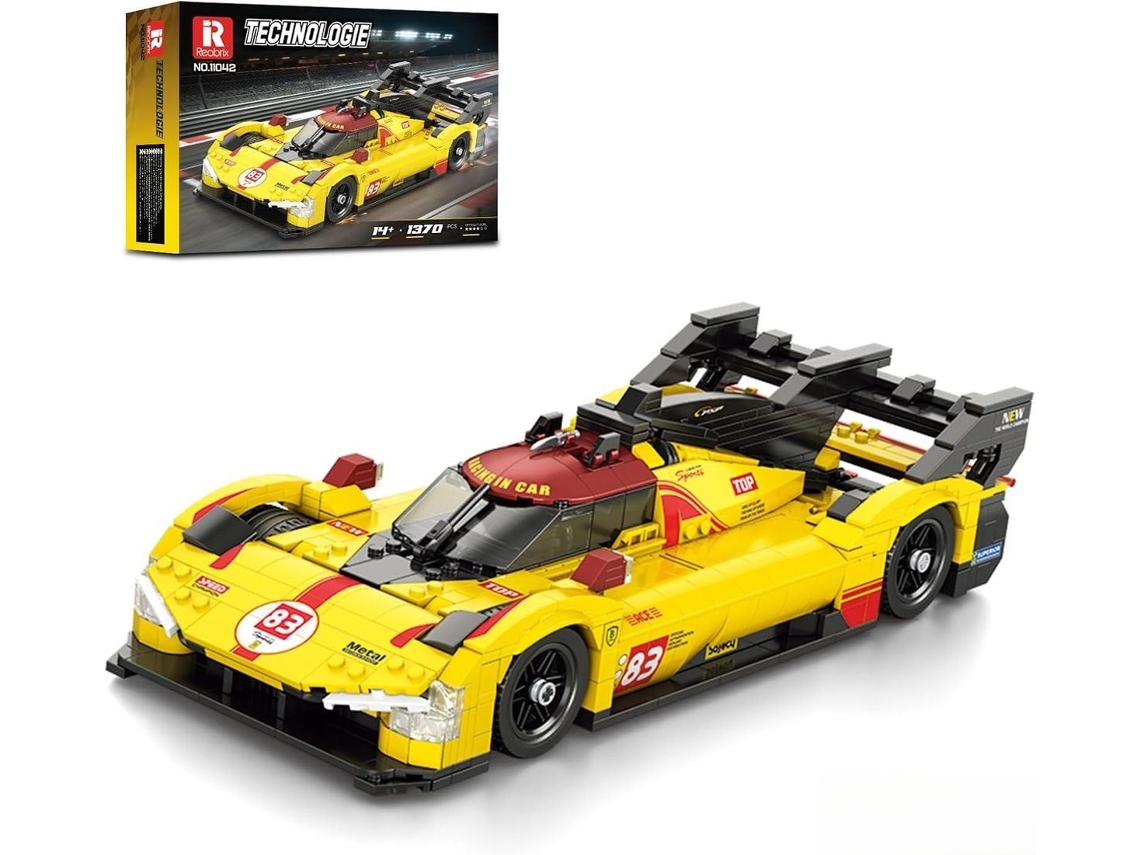 Reobrix Carro Desportivo Amarelo 11042