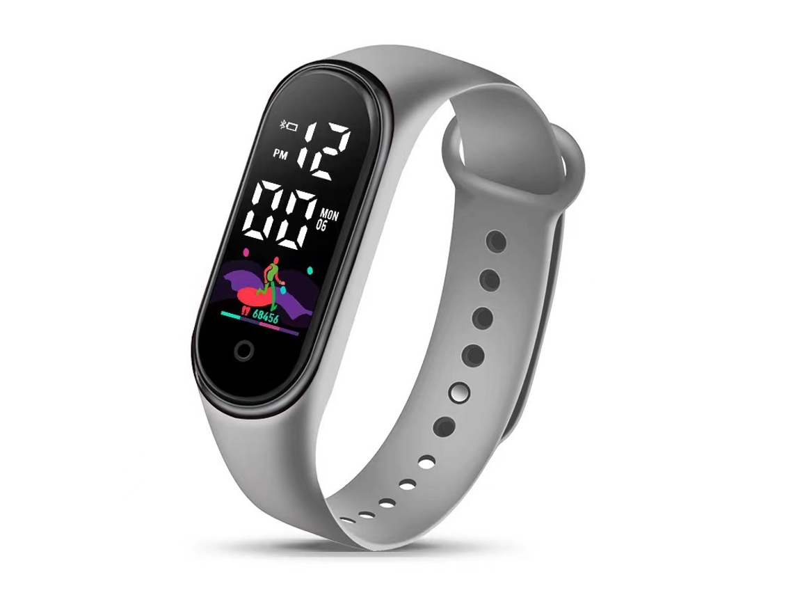 Pulsera deportiva impermeable para niños, gris, 25 * ZYBLSSBB