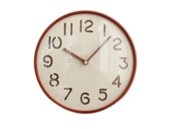 Reloj De Pared Silencioso De Madera De 12 Pulgadas, Sin Tictac, Funciona Con Pilas, Para Sala De Estar/cocina.