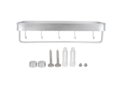 Repisa de pared para baño con organizador y soporte de almacenamiento, accesorios de baño