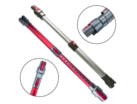 Varilla de extensión telescópica inalámbrica de mano, tubo de varita para Dyson V7 V8 V10 V11, pieza de aspiradora, varillas telescópicas