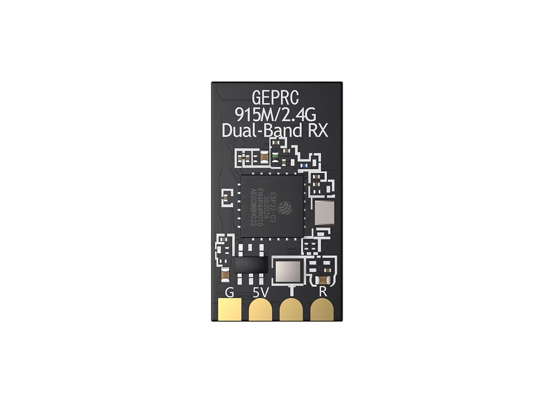 1pcgeprc Elrs Nano 915m/2.4g Dual-band Expresslrs Open-source T-antenna Receiver For Fpv Racer Drones