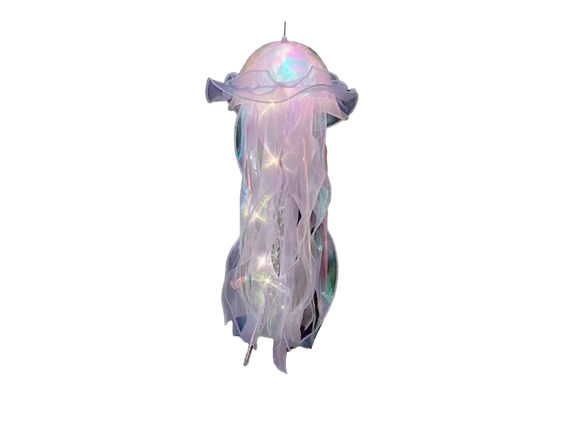 2026-lámpara Medusa Colgante Portátil Luminosa De Forma Creativa Para Decoración Hogar Luz Nocturna Morada