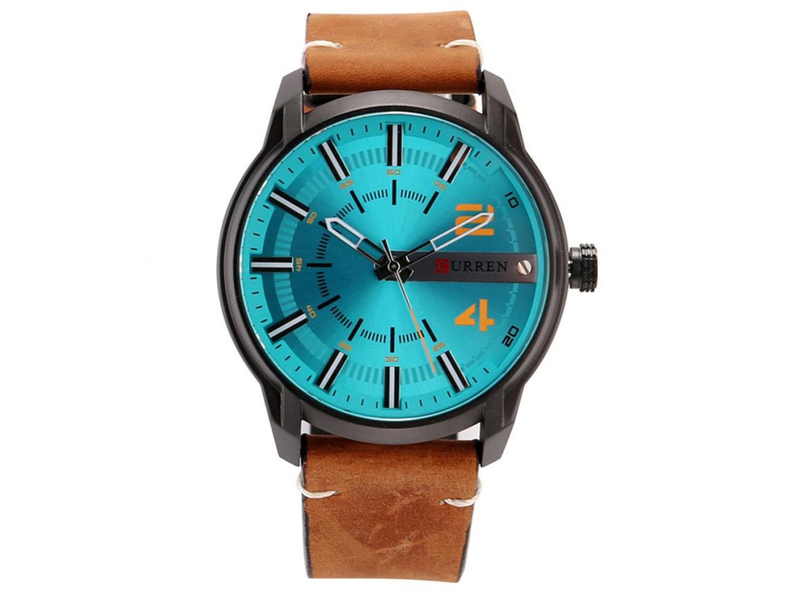 Reloj De Pulsera Para Hombre De Aleación Con Dial Redondo Analógico De Cuarzo Moda