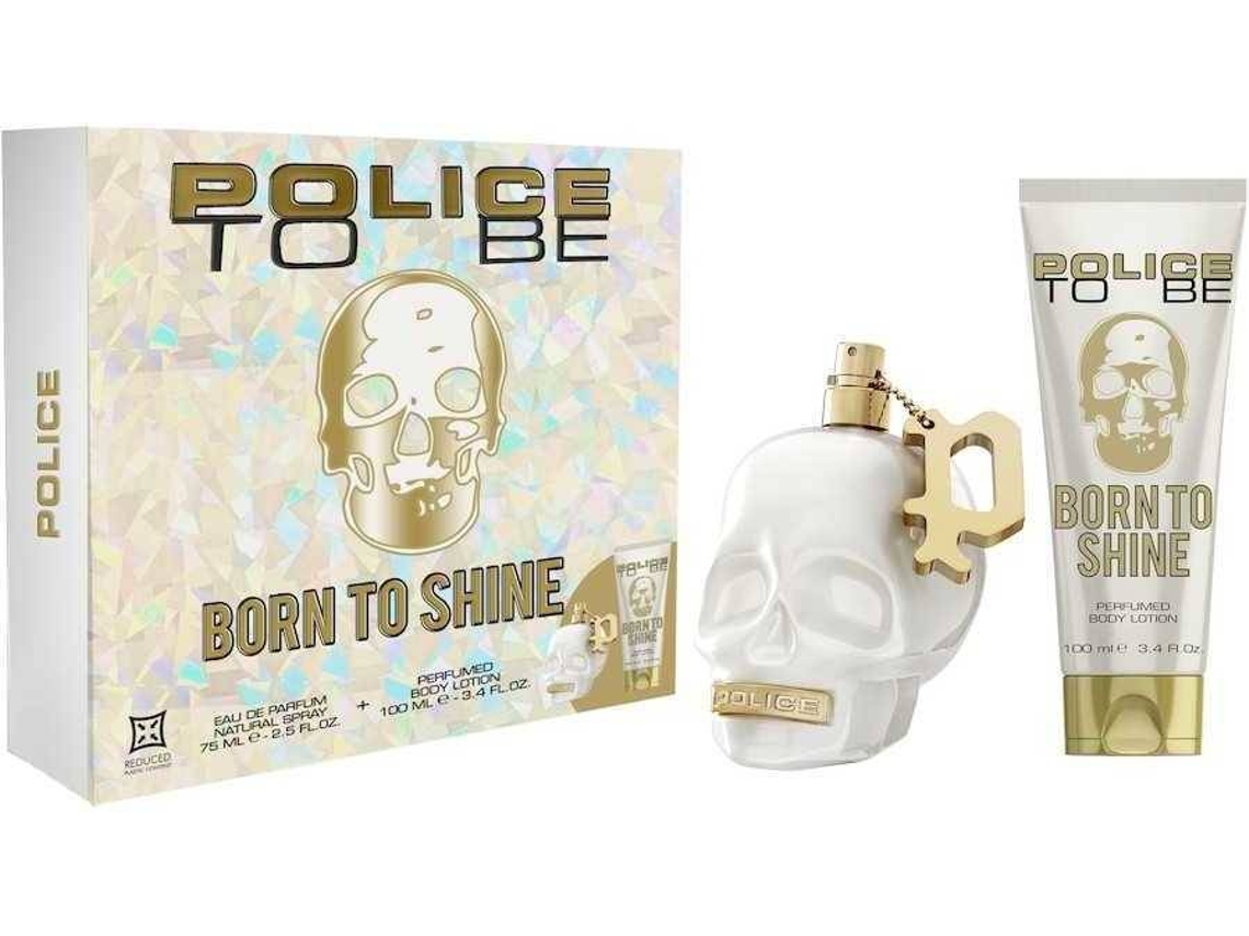 Set de Regalo de Perfume POLICE Born to Shine Eau de Toilette Woman (75 ml)