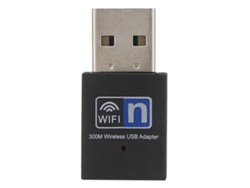 Adaptador Usb De Red Inalámbrica Wifi 300m Mini Receptor Externo Para Portátiles