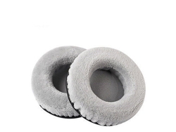 Almohadillas V Reel para auriculares Sennheiser HD25, HD25+1, HD250BT, HD25SP II, color gris | Tela de felpa