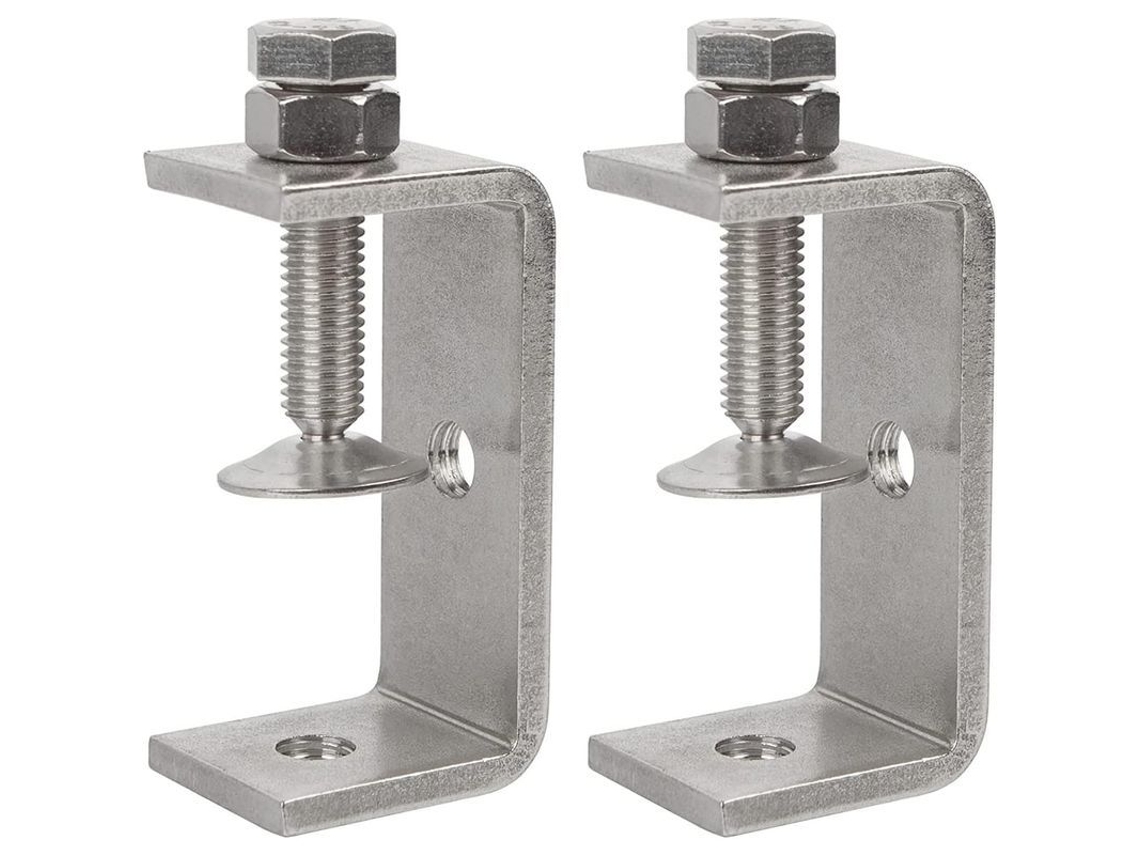 Abrazadera De Acero Inoxidable 304 De 65mm Ancho Para Carpintería Metalurgia Soldadura 2 Unidades