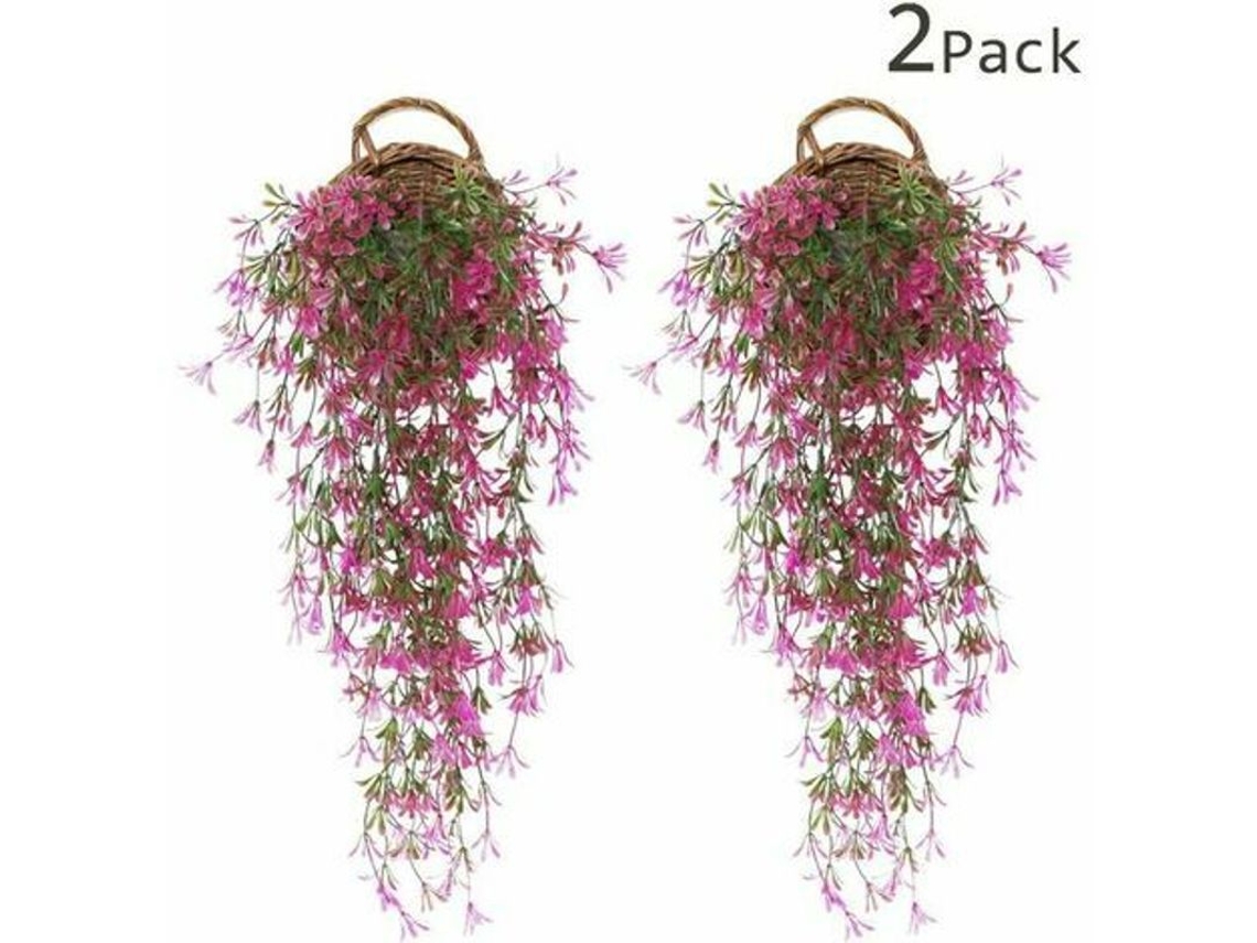 2 Paquetes De Hiedra Artificial, Hojas Caídas Y Glicinias Artificiales Para Decoración De Bodas.