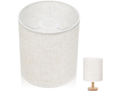 Lámpara De Pie Ligera Y Moderna Con Pantalla De Lino Beige Y Protección Ocular, Ideal Para Dormitorio Y Sala De Estar.