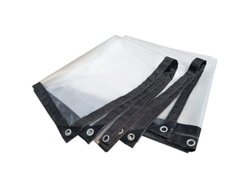 Lona Impermeable Transparente 2025 Con Ojales Para Enrollar, Lona Protectora, 2x3 M Para Jardines Y Animales.