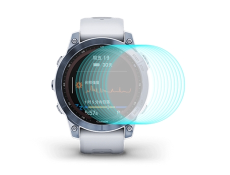 10 piezas para Garmin Fenix 7X ENKAY Película protectora de pantalla de vidrio templado 9H de 0,2 mm
