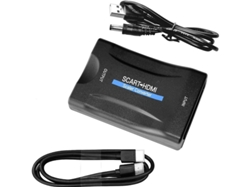 Adaptador convertidor RCA AV compuesto CVBS a HDMI 1080p con interruptor, compatible con PS2/PS3/Xbox/Wii/VHS/VCR/DVD/TV/PC PAL/NTSC, Plug & Play Yizhood