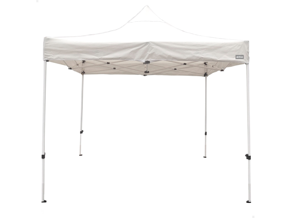Cenador Plegable Y Ajustable En Altura Max-air 300x300x220/320 Cm Blanco Aktive