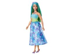 Muñeca Barbie falda mariposa turquesa pelo celeste HRR11sHRR07 MATTEL
