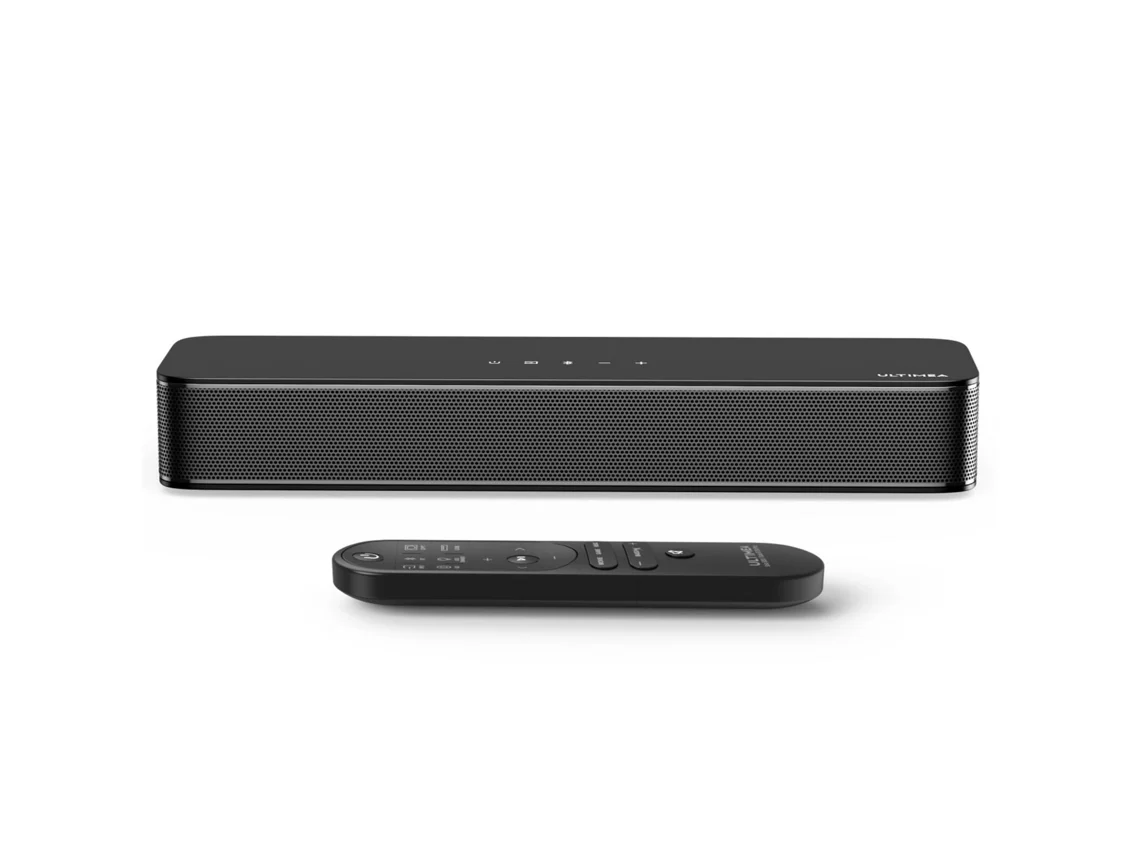 Barra De Sonido ULTIMEA Poseidon Series, 2.1 Canales, Barra De Sonido Para Tv Con Subwoofer Integrado, Control Por App, Bluetooth 5.4, Negro