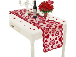 Decoración de mesa navideña: Camino de mesa y mantel
