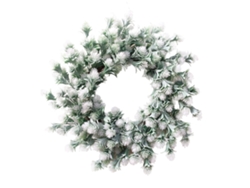 Adorno colgante para puerta con lavanda simulada