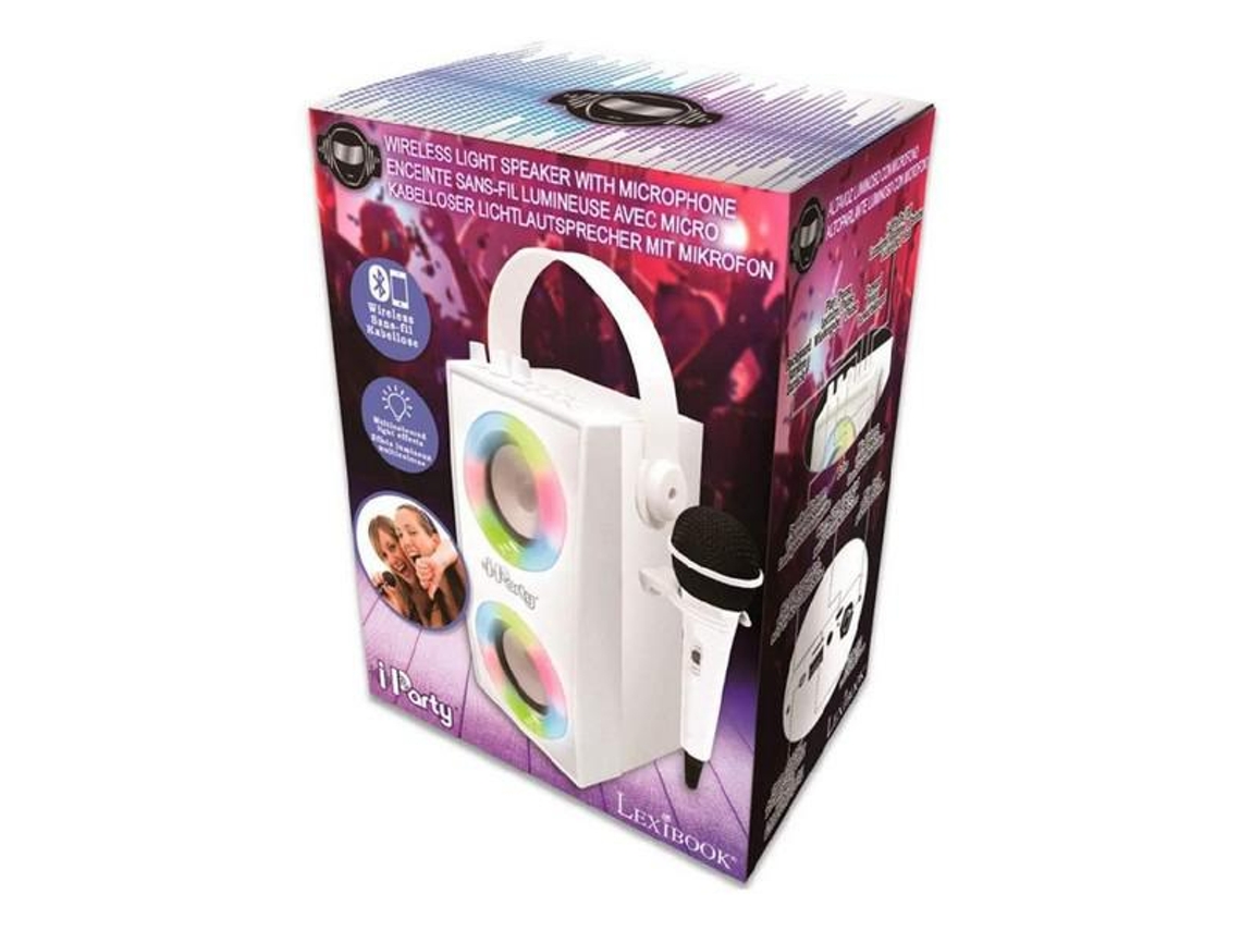 Altavoz Portátil Iparty Lexibook Bluetooth 4V Blanco