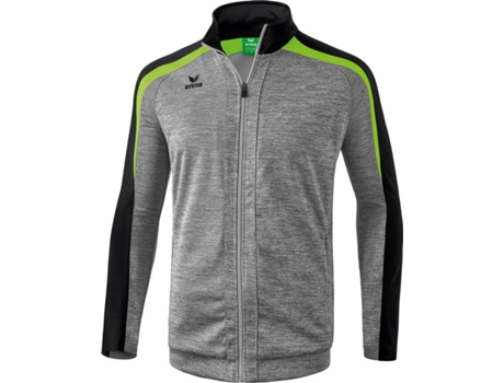 Chaqueta Entrenamiento Niños ERIMA Liga 2.0 (Gris, Negro y Verde - 8 Años )
