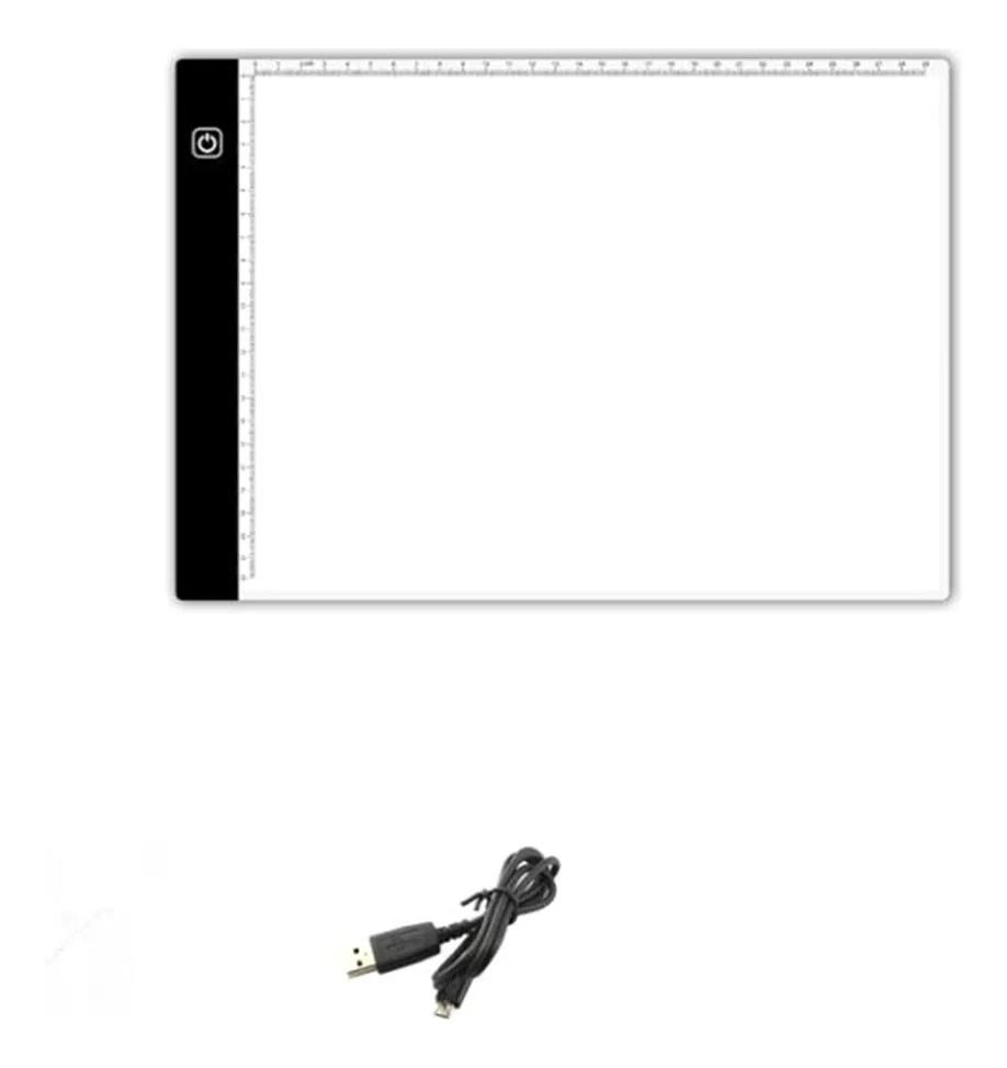 Nueva tableta de dibujo tamaño A4, tableta gráfica con luz Vayotoy