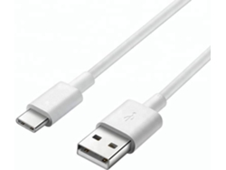 Cable SAMSUNG 3120696 (USB - USB-C - Blanco)