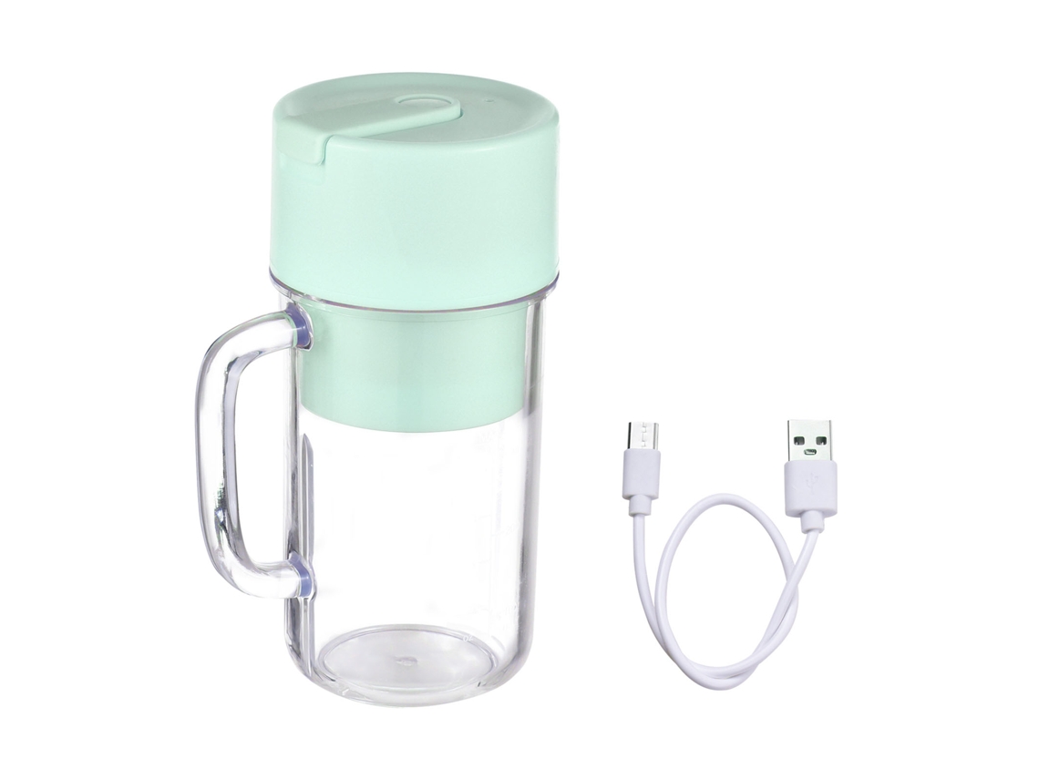 2026 Store-licuadora Portátil 340ml Con Asa 6 Cuchillas Usb C Recargable Para Batidos Y Smoothies En Hogar Oficina Viajes Deportes