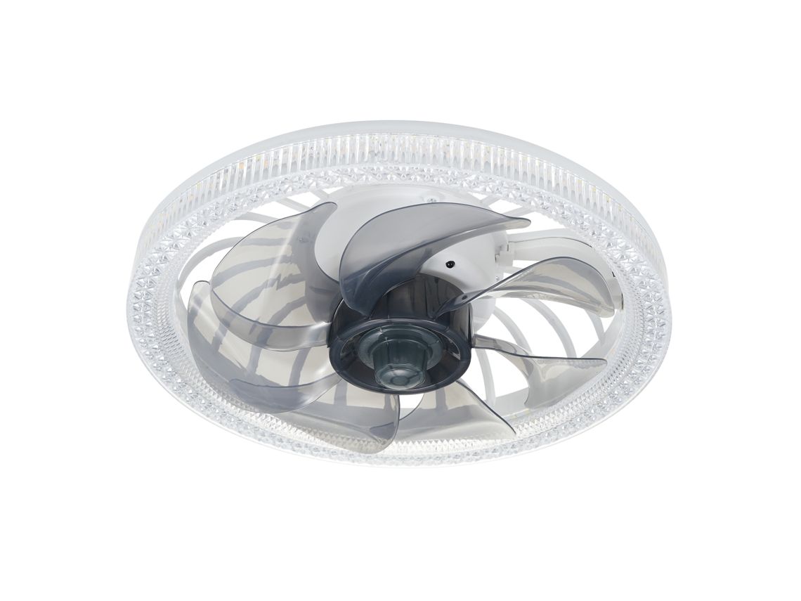 Bj-ventilador De Teto Com Luz Led E27, Controle Remoto, Velocidade E Brilho Ajustáveis Para Quarto E Sala