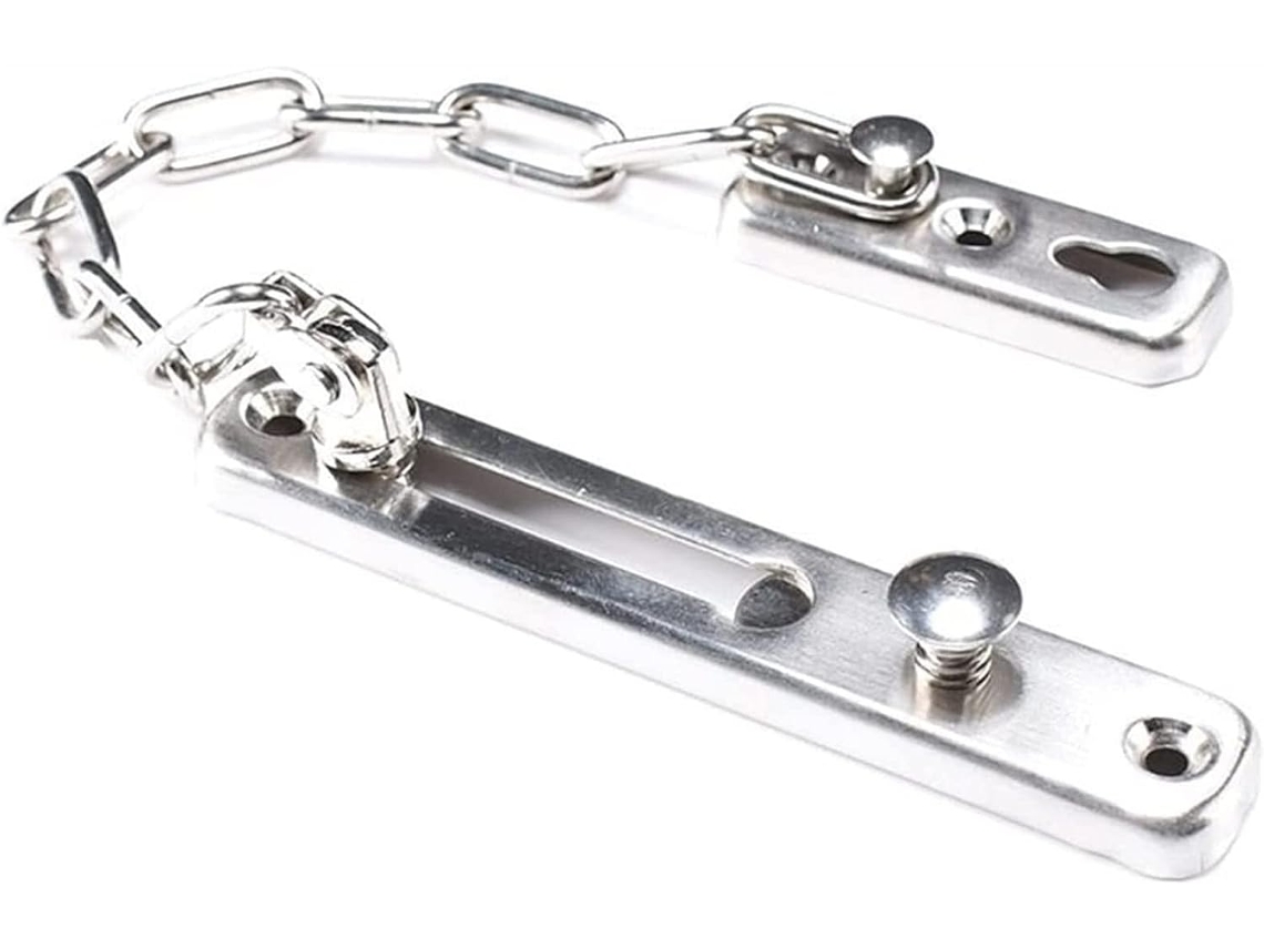 Cadena Antirrobo De Acero Inoxidable Para Puertas Y Ventanas Cerradura Cerrojo Hoteles., Seguridad, Calidad