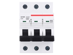 Disyuntor Miniatura Gym9 3p Mcb 16a 400vac Protección Contra Cortocircuitos Y Sobrecargas