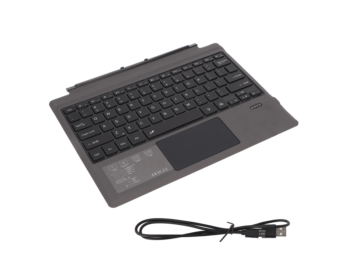 Teclado Inalámbrico Bluetooth Con Touchpad Y Retroiluminación Rgb