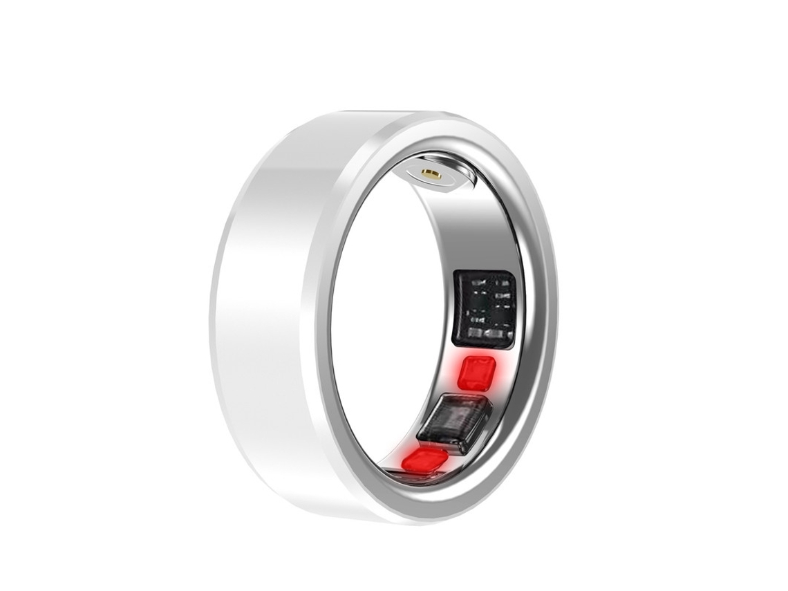 Anillo inteligente C3 con seguimiento y actividad física Sueño y estuche de carga, 23 pulgadas, blanco Chennnls