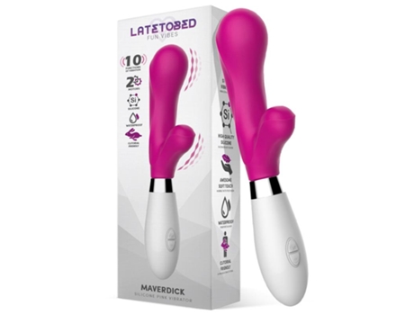 Vibrador Silicona Rosa LATETOBED