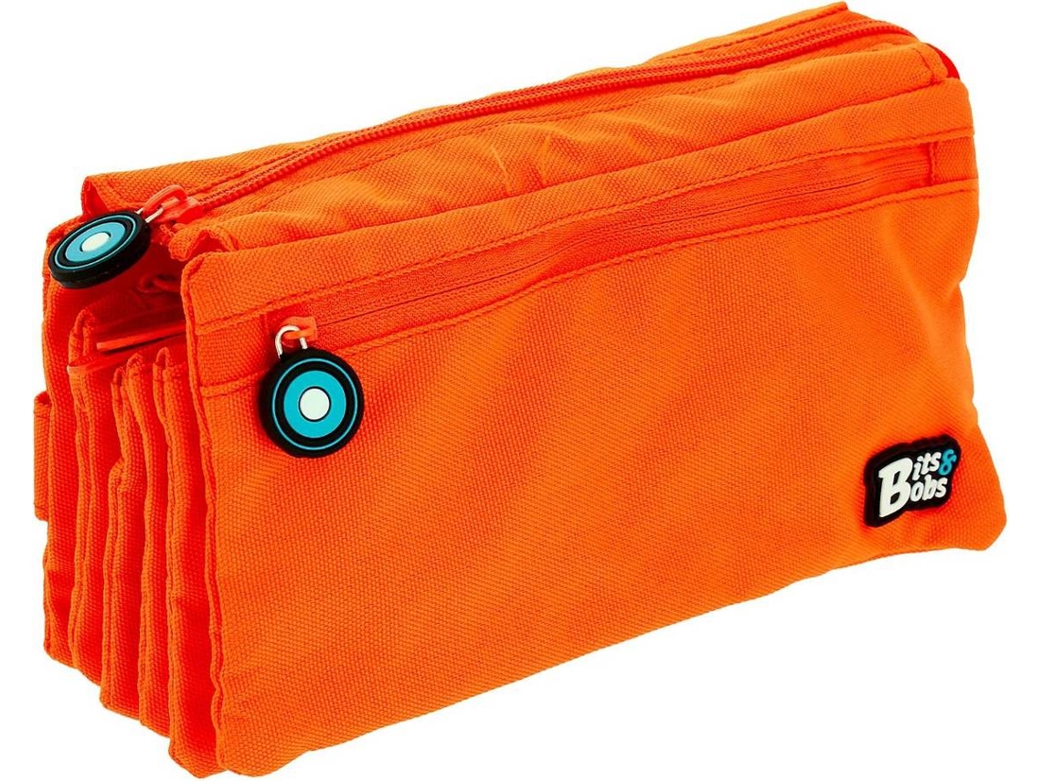 Estuche Escolar GRAFOPLÃS Escolar (Poliéster - 23 x 12 x 8 cm - Naranja Oscuro)